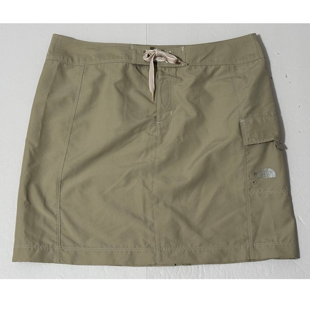 Vintage The North Face Overboard Cargo Board Skirt, Khaki, Size 6